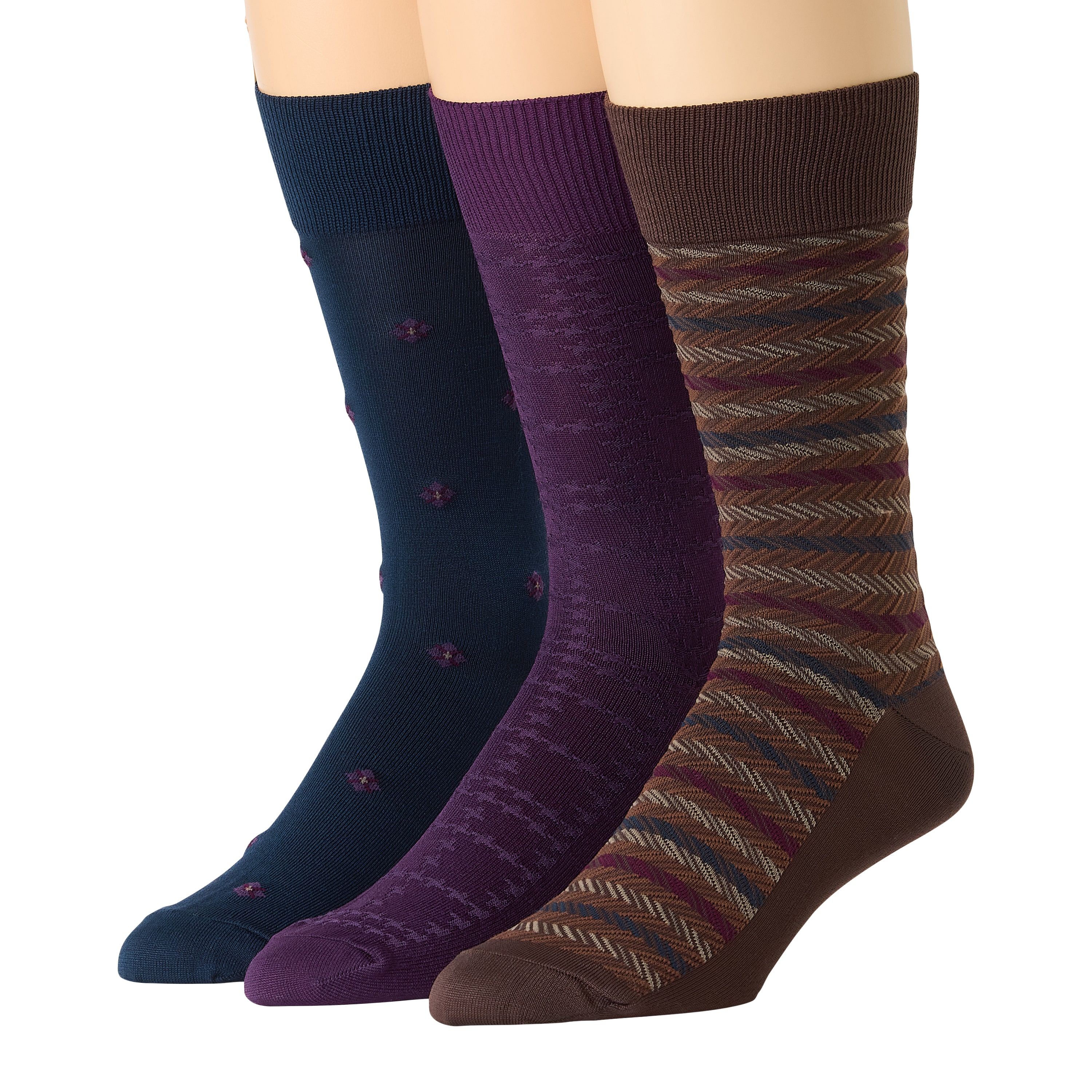 Stafford Mens 3-pc. Crew Socks