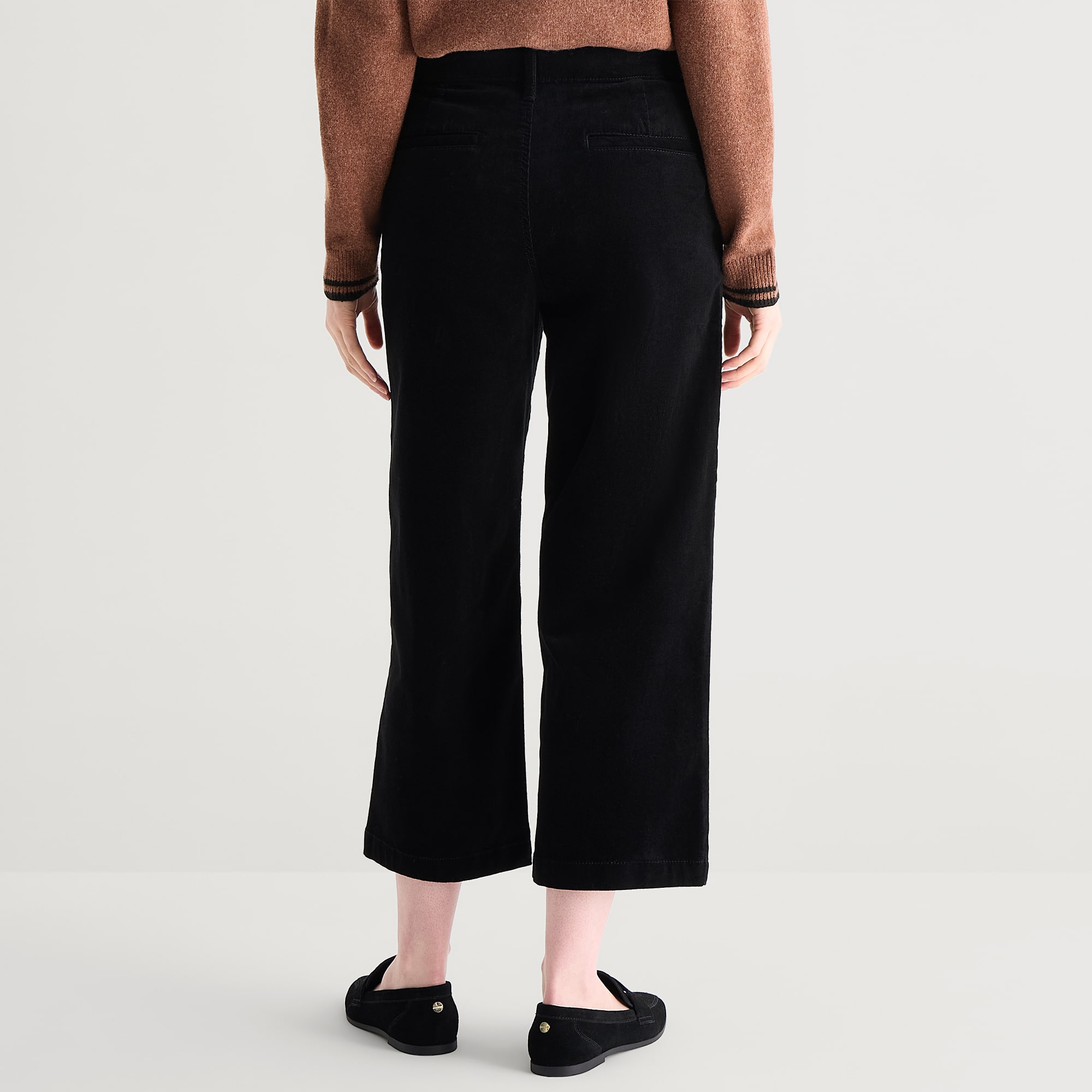 St. John's Bay Womens Wide Leg Cropped Pant