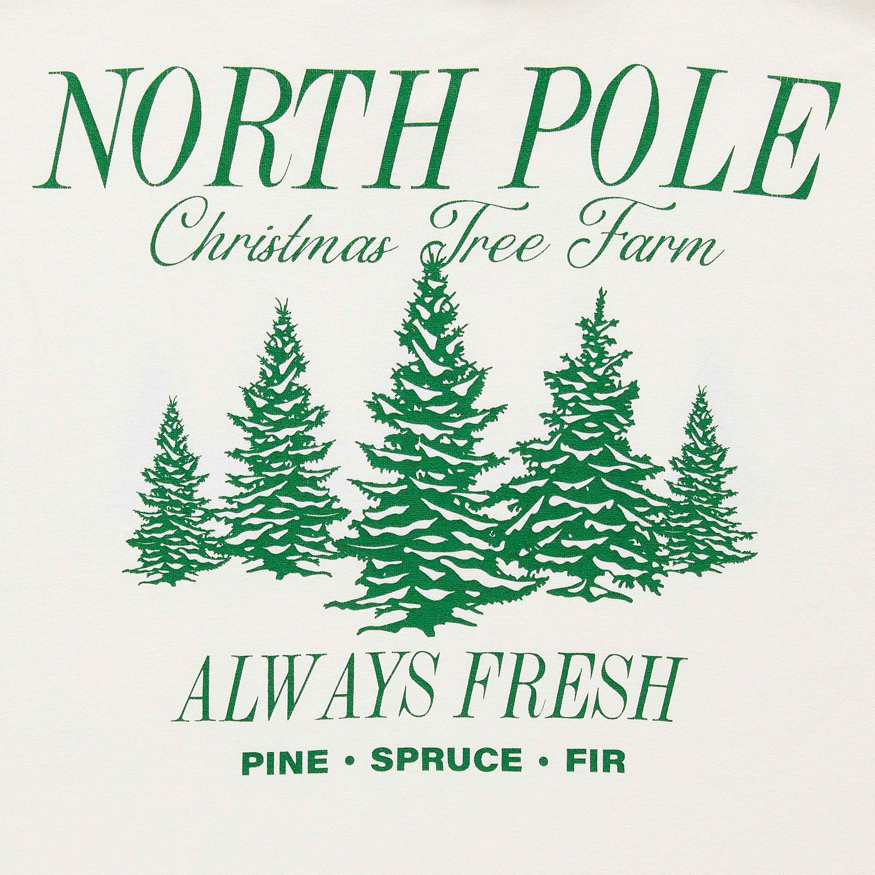 North Pole Hoodie Womens Juniors Long Sleeve Embroidered Fleece