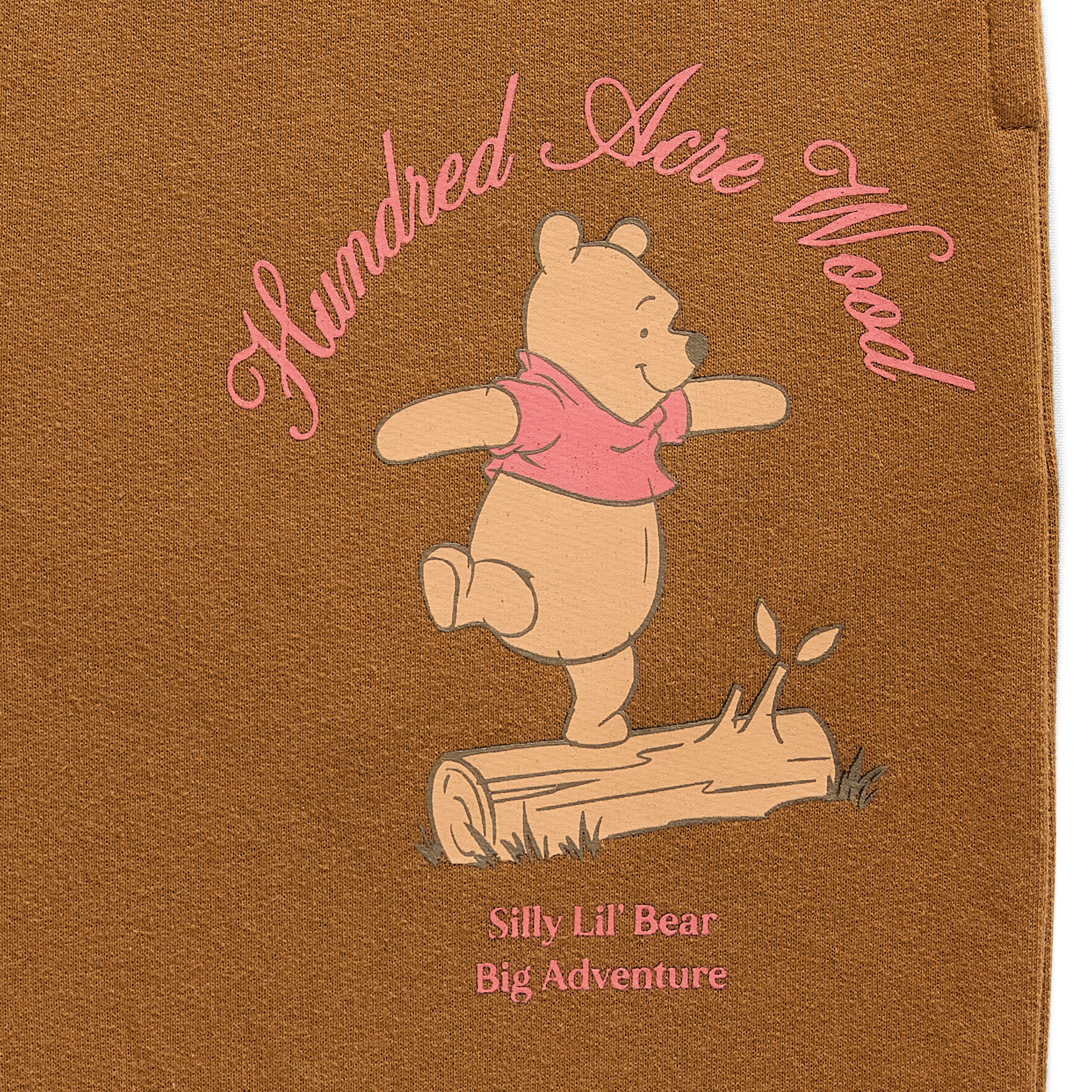 Winnie The Pooh Fleece Pant Womens Juniors Straight Sweatpant