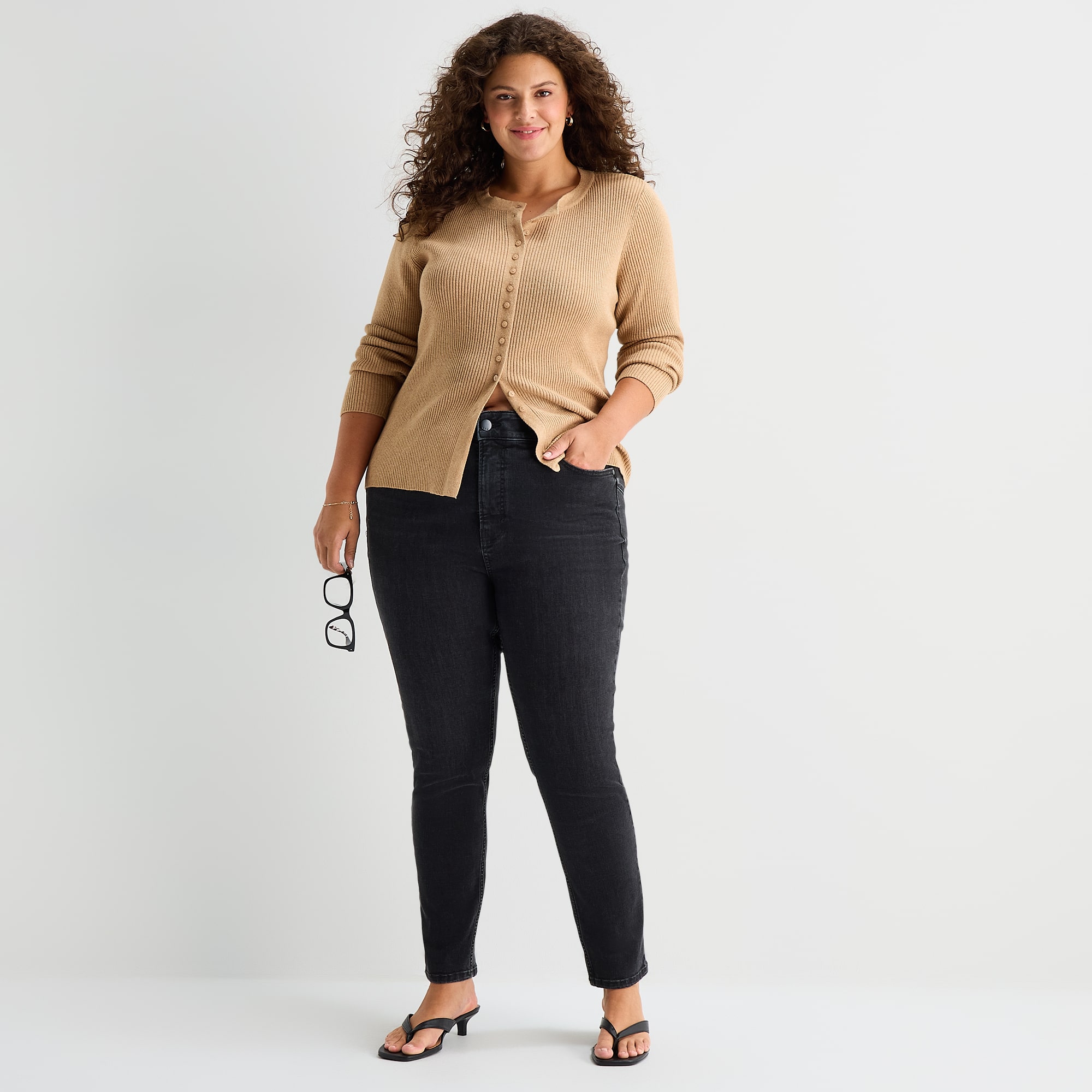 A.N.A Womens High Rise Skinny Fit Jean