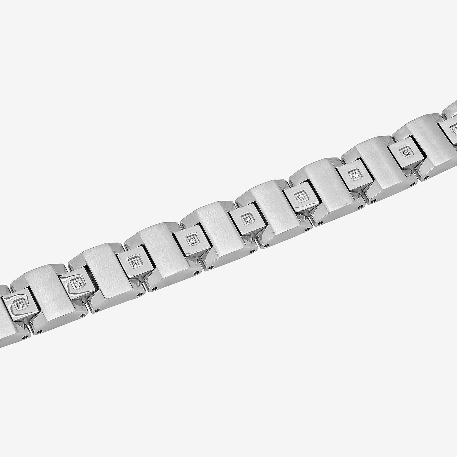 H-I / I2-I3) Mens Stainless Steel Solid 8 / Inch Link Bracelet