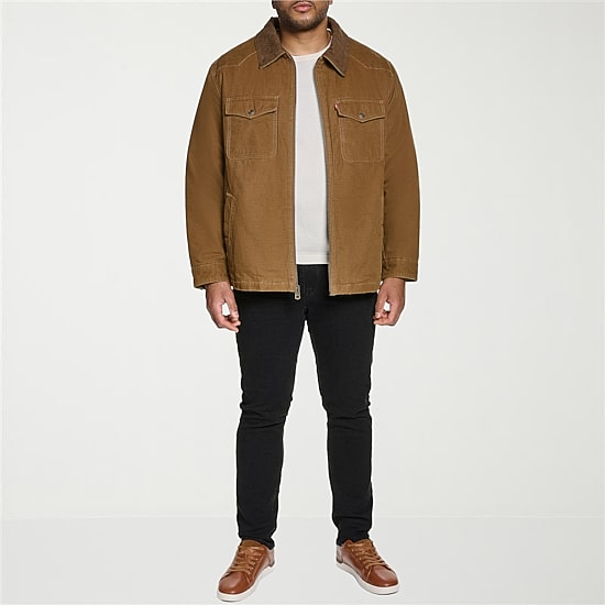 Levi's® Mens Denim Midweight Big and Tall Utility Jacket