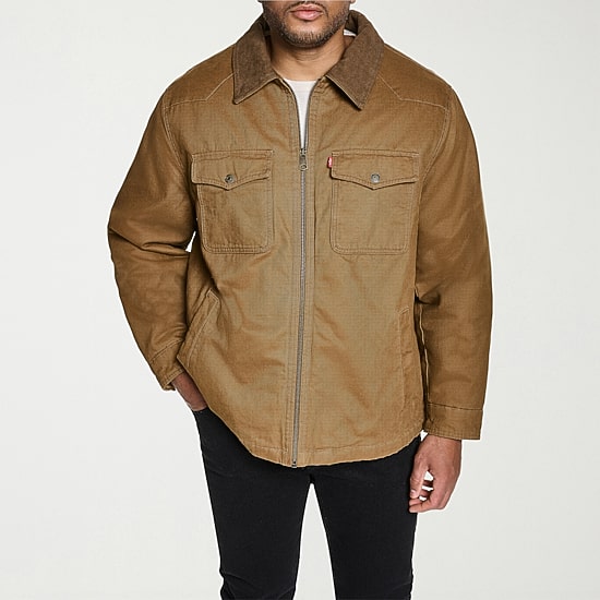 Levi's® Mens Denim Midweight Big and Tall Utility Jacket