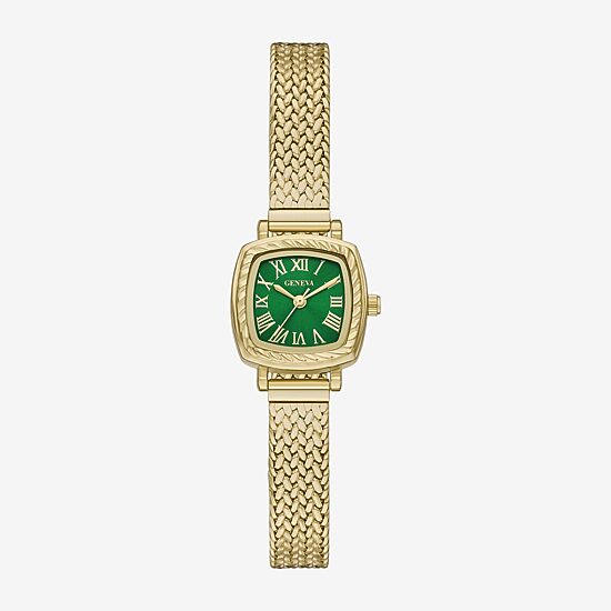 Geneva Geneva Ladies Womens Gold Tone Stainless Steel Bracelet Watch Fmdjm323