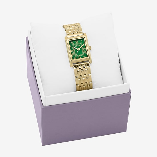 Geneva Geneva Ladies Womens Gold Tone Bracelet Watch Fmdjm328