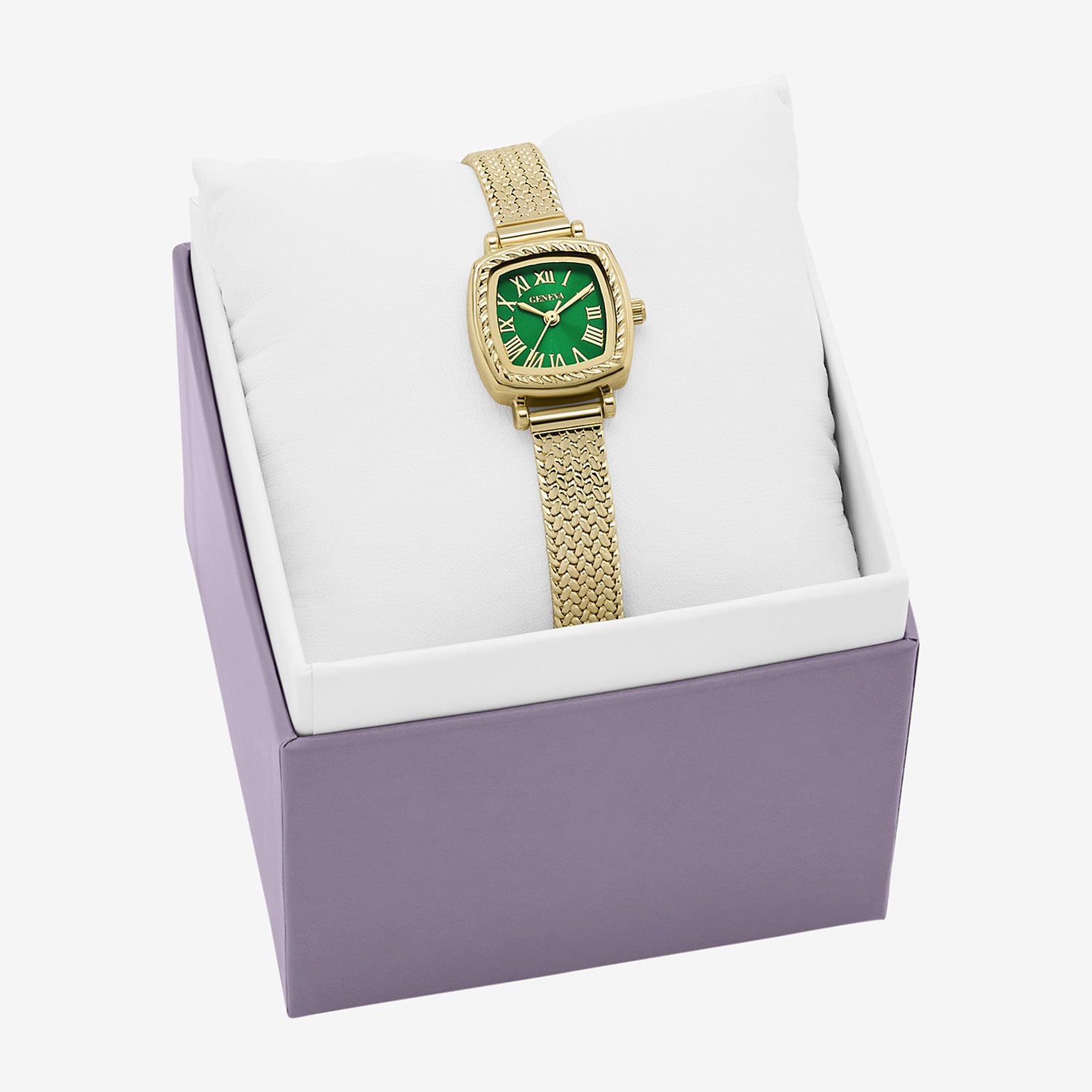 Geneva Geneva Ladies Womens Gold Tone Stainless Steel Bracelet Watch Fmdjm323