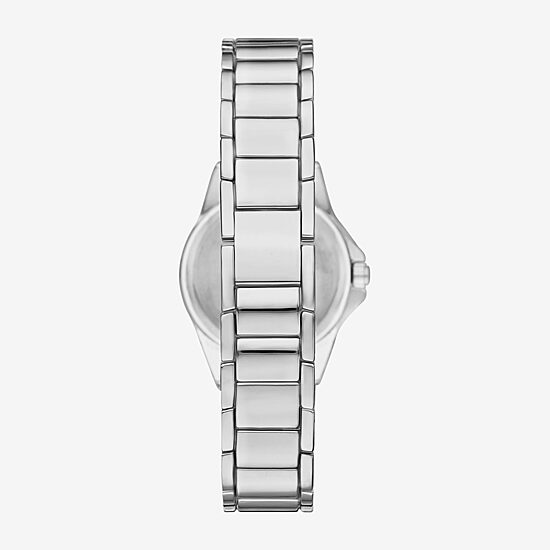 Geneva Geneva Ladies Womens Crystal Accent Silver Tone Bracelet Watch Fmdjm325