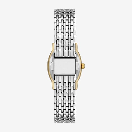 Geneva Geneva Ladies Womens Crystal Accent Silver Tone Bracelet Watch Fmdjm326