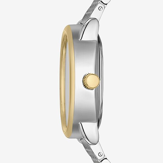 Geneva Geneva Ladies Womens Crystal Accent Silver Tone Bracelet Watch Fmdjm326