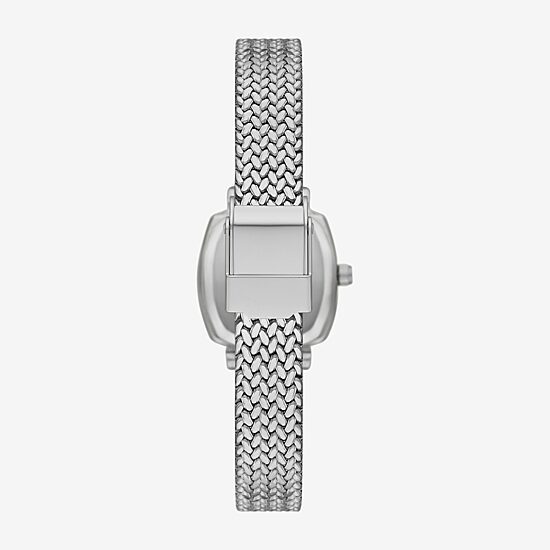 Geneva Geneva Ladies Womens Silver Tone Stainless Steel Bracelet Watch Fmdjm324