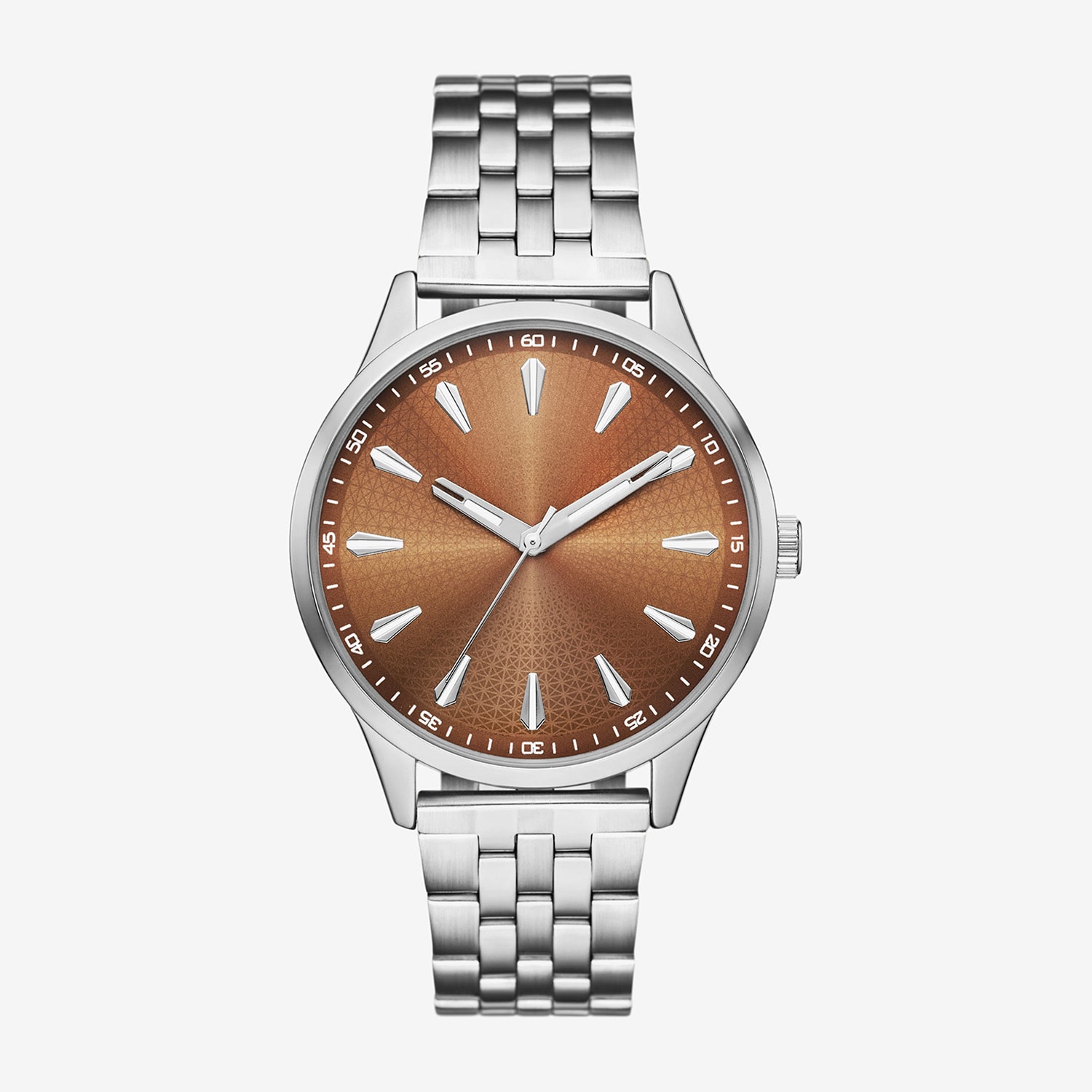 Opp Mens Silver Tone Bracelet Watch Fmdjo368