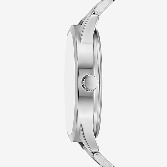 Opp Mens Silver Tone Bracelet Watch Fmdjo368
