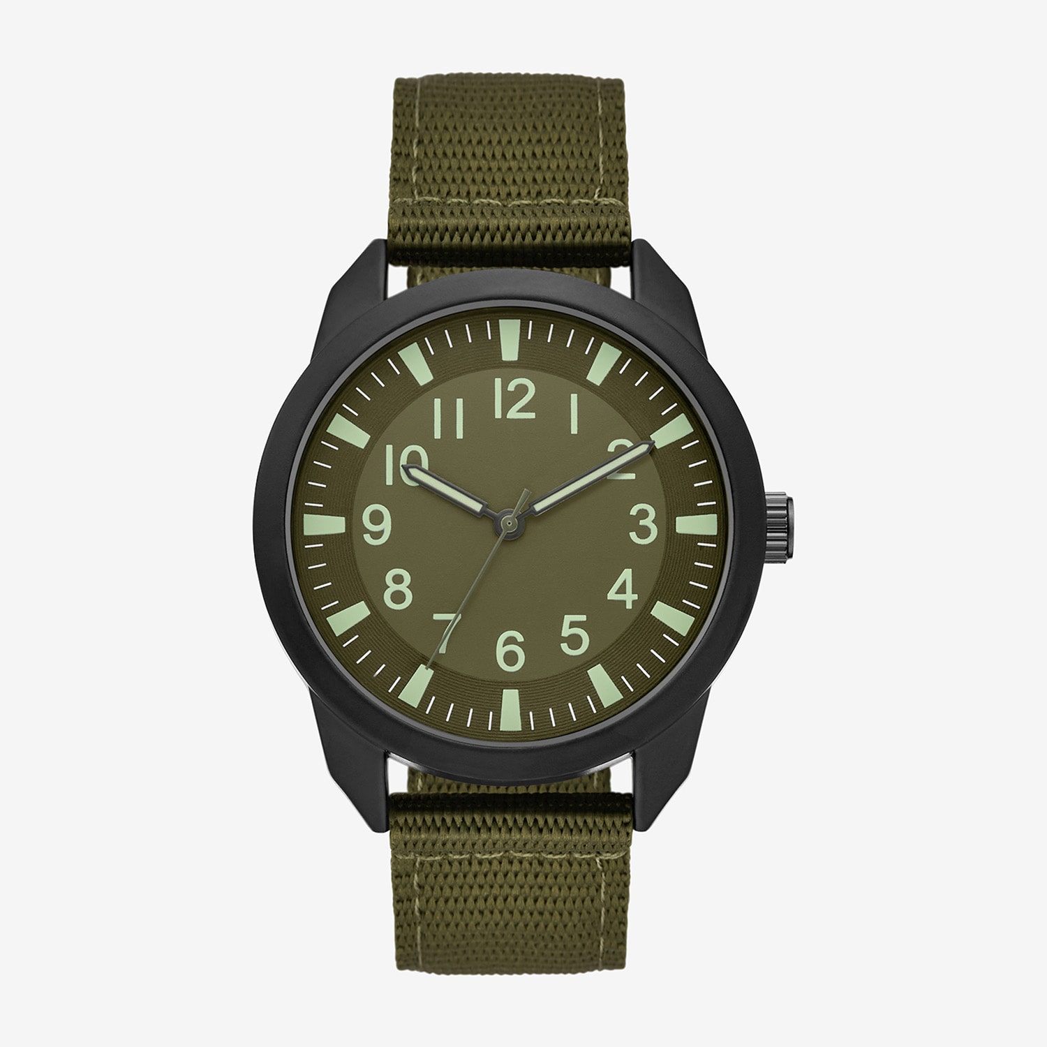 Opp Mens Green Strap Watch Fmdjo370