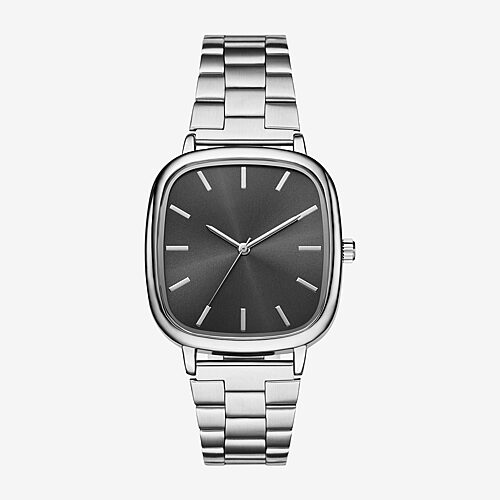 Fashion Watches Opp Mens Silver Tone Bracelet Watch Fmdjo367 In White