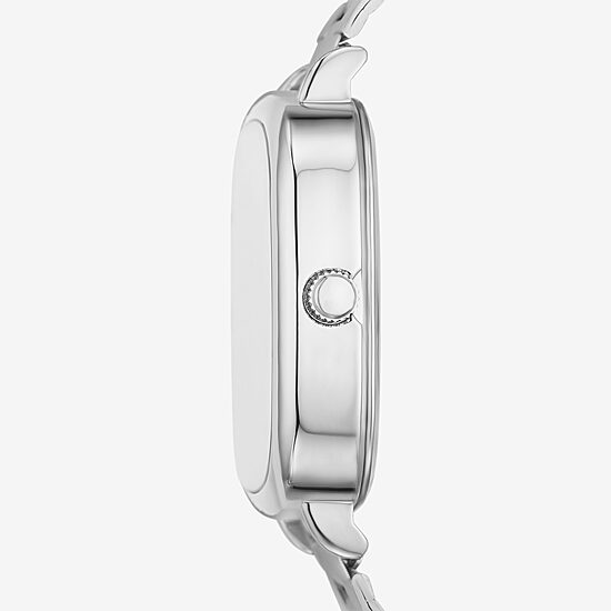 Opp Mens Silver Tone Bracelet Watch Fmdjo367