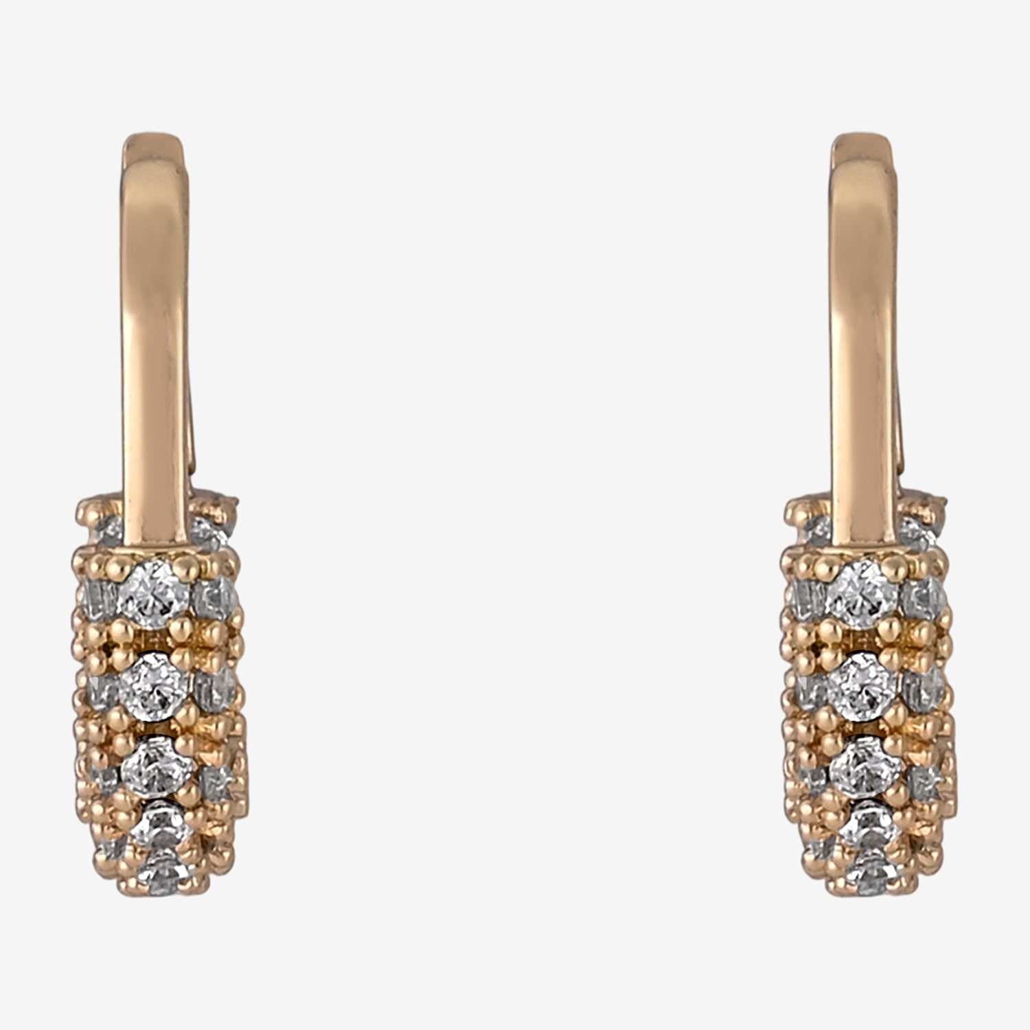 Bijoux Bar Womens 18.6mm Hoop Earrings