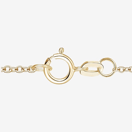 Womens Lab Created Gemstone 14K Gold Over Silver 18 Inch Pendant Necklace