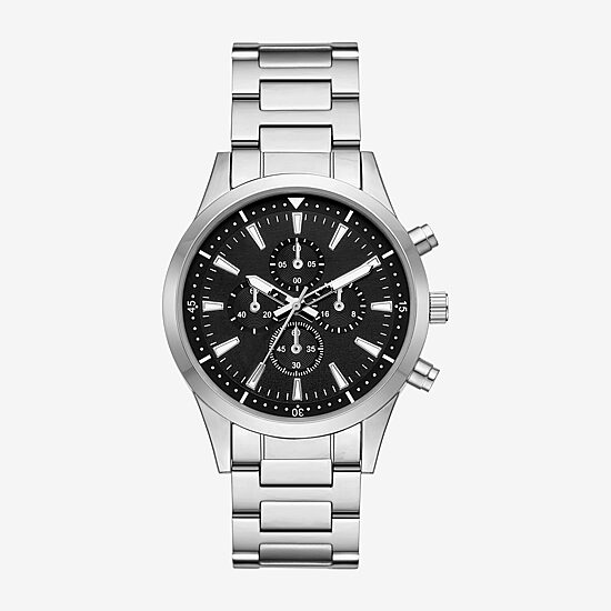 Opp Mens Silver Tone Bracelet Watch Fmdjo365