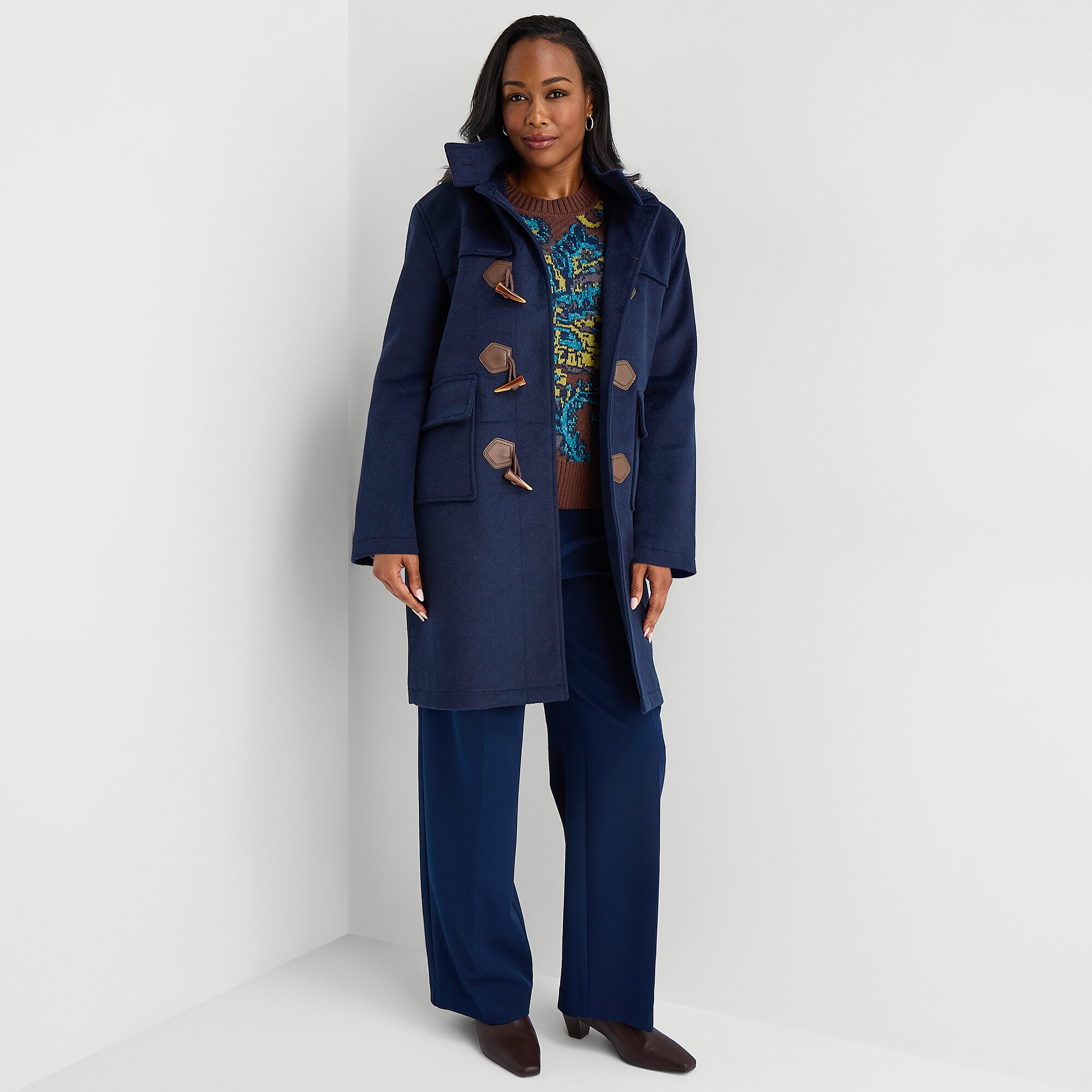 Liz Claiborne Womens Hooded Coat
