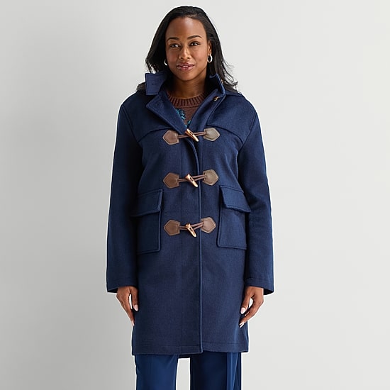 Liz Claiborne Womens Heavyweight Coat