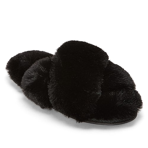 Js Jessica Simpson Jessica Simpson Slippers Womens Slip-on Slippers In Black