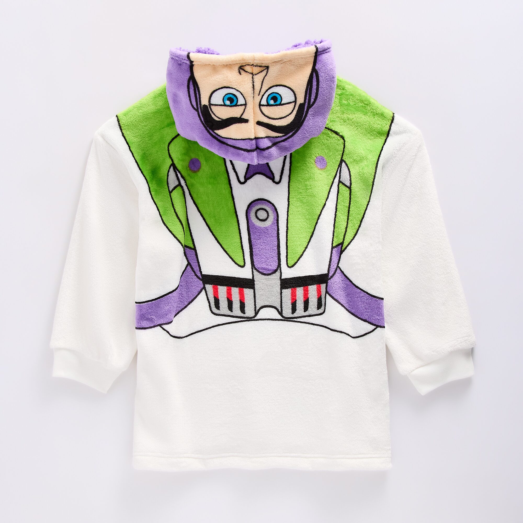 Disney Collection Girls Long Sleeve Buzz Lightyear Fleece Hoodie
