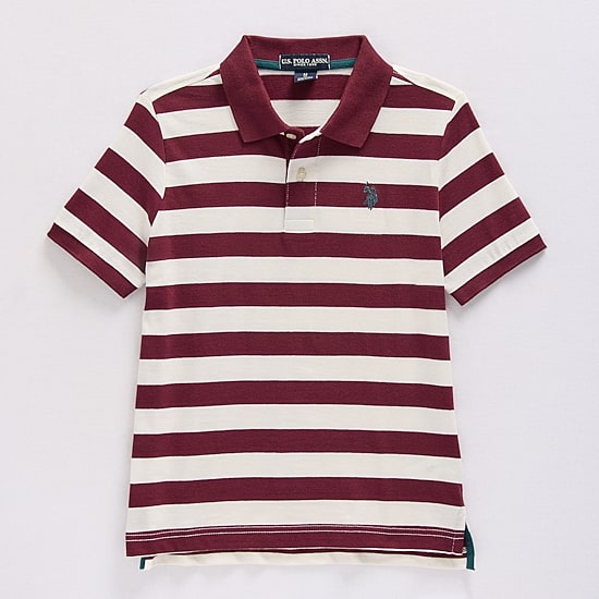 U.S. Polo Assn. Little & Big Kid Boys Short Sleeve Regular Fit Embroidered Polo Shirt