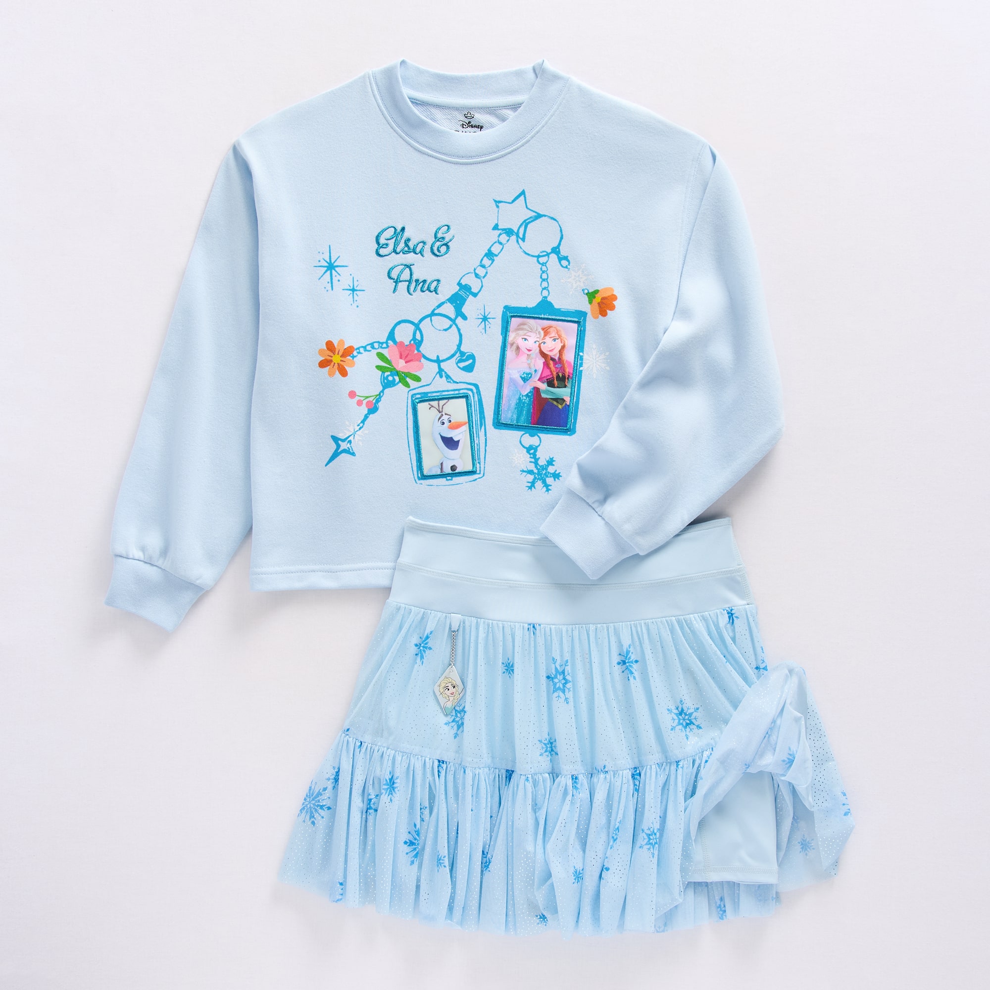 Disney Collection Little & Big Kid Girls 2-pc. Frozen Skort Set