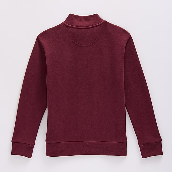 U.S. Polo Assn. Little & Big Kid Boys Mock Neck Long Sleeve Casual Quarter-Zip Pullover