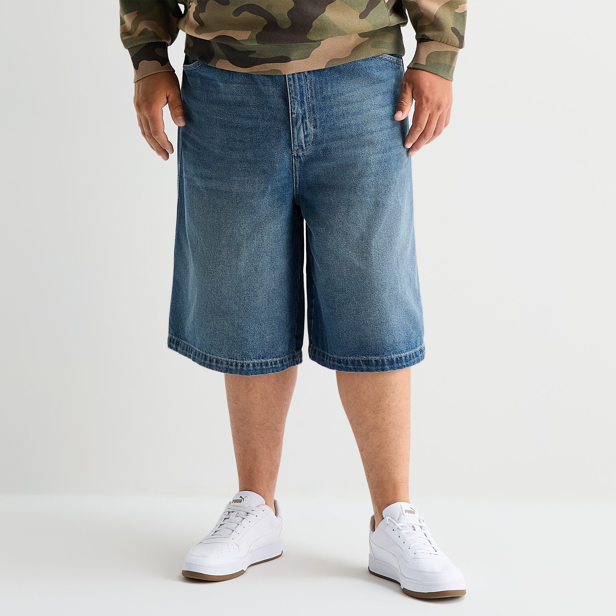 Arizona Mens 16" Big and Tall Denim Short