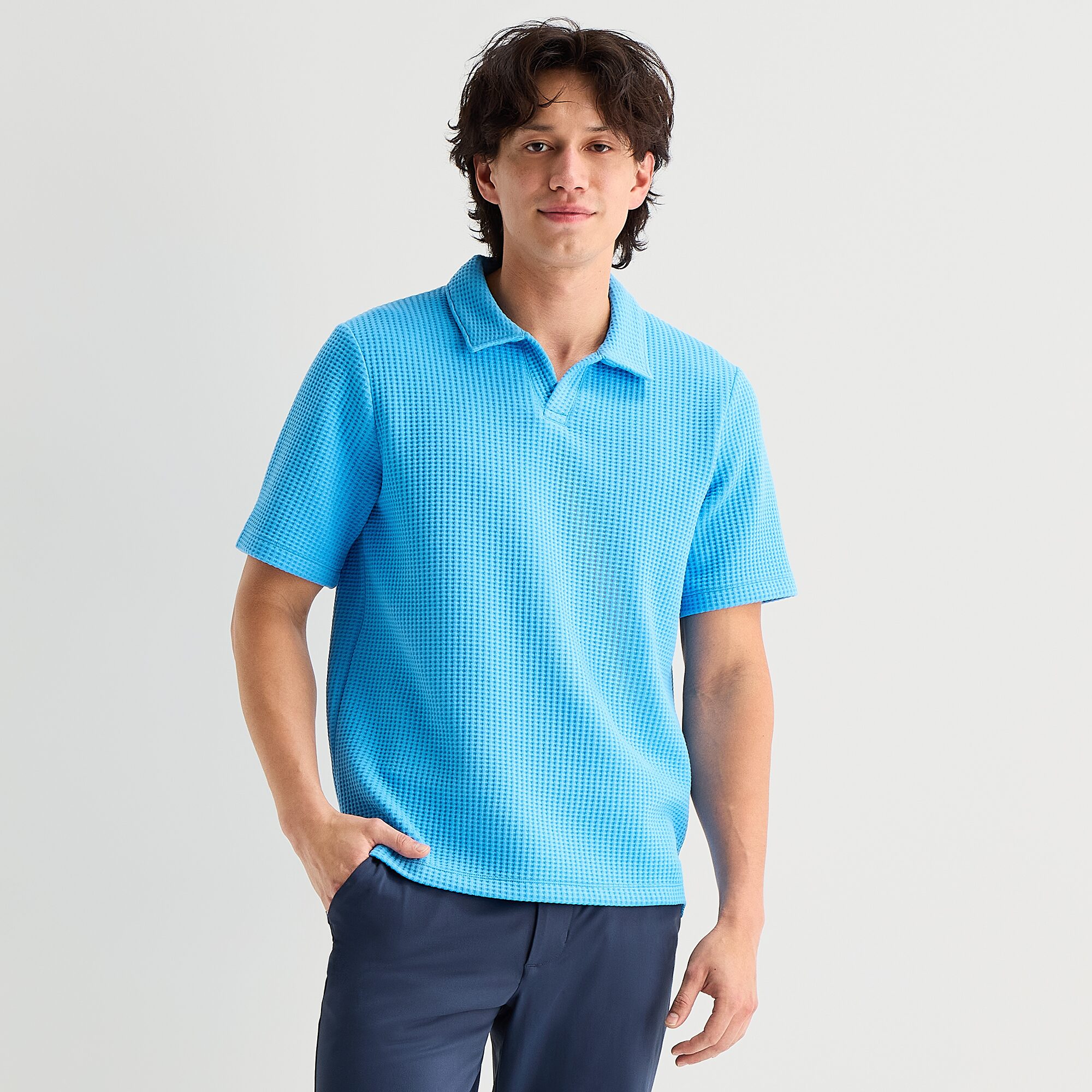 Stylus Mens Modern Fit Short Sleeve Polo Shirt
