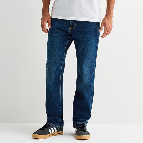 Arizona Mens Tapered Leg Athletic Fit Jean