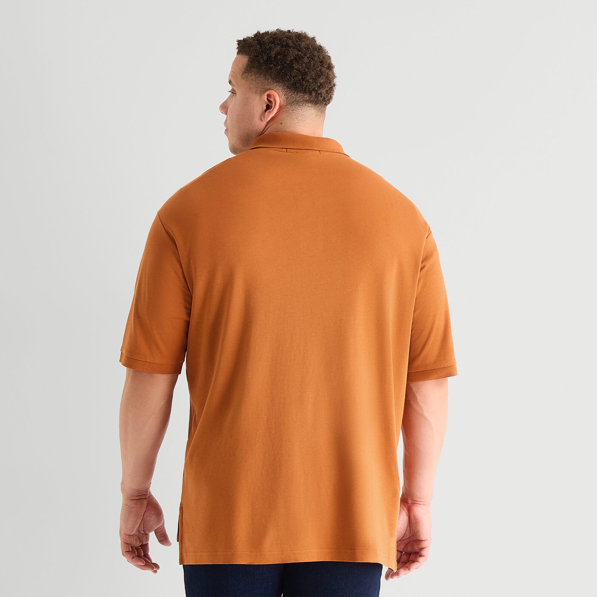U.S. Polo Assn. Interlock Big and Tall Mens Regular Fit Short Sleeve Shirt