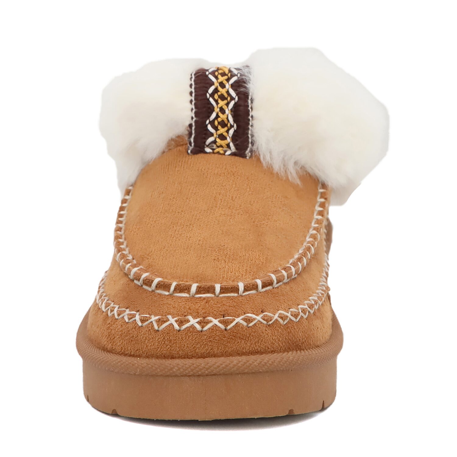 Yoki Pembroke Womens Round Closed Toe Slip-On Shoe