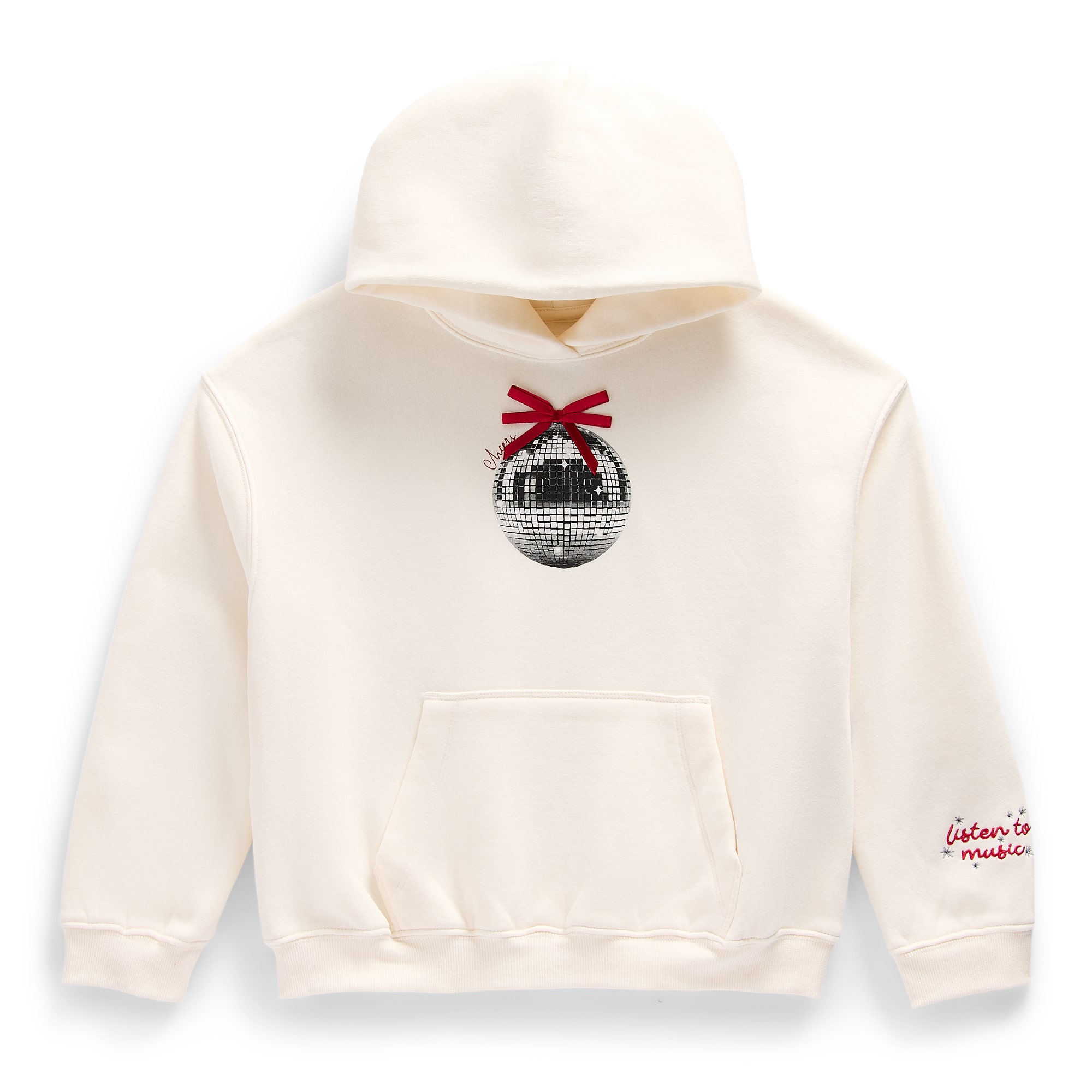Jingle Ball Little & Big Kid Girls Long Sleeve Fleece Hoodie