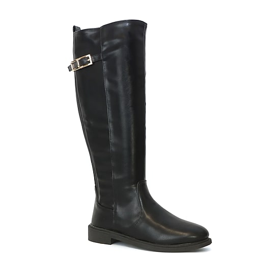 Yoki Womens Erin-35 Flat Heel Dress Boots