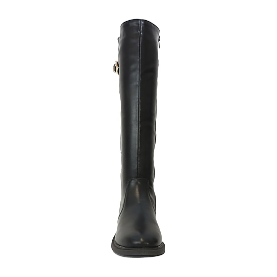 Yoki Womens Erin-35 Flat Heel Dress Boots