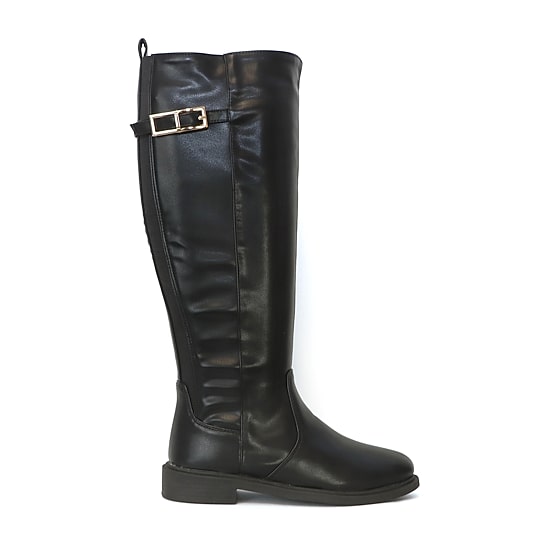 Yoki Womens Erin-35 Flat Heel Dress Boots