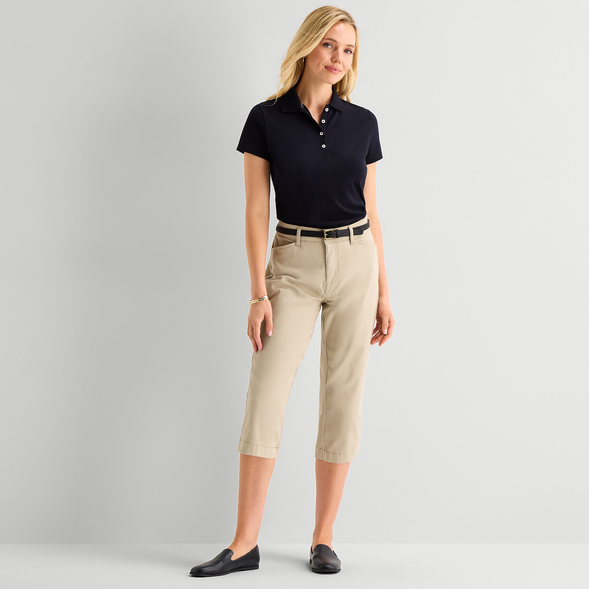 St. John's Bay Womens Straight Capri Pant