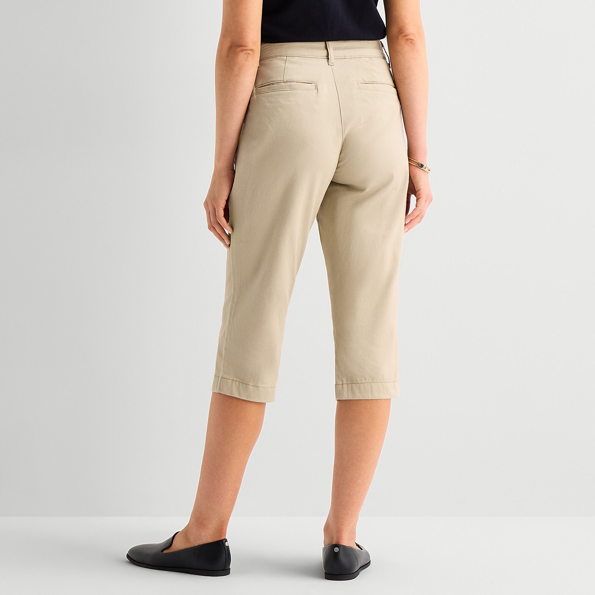 St. John's Bay Womens Straight Capri Pant