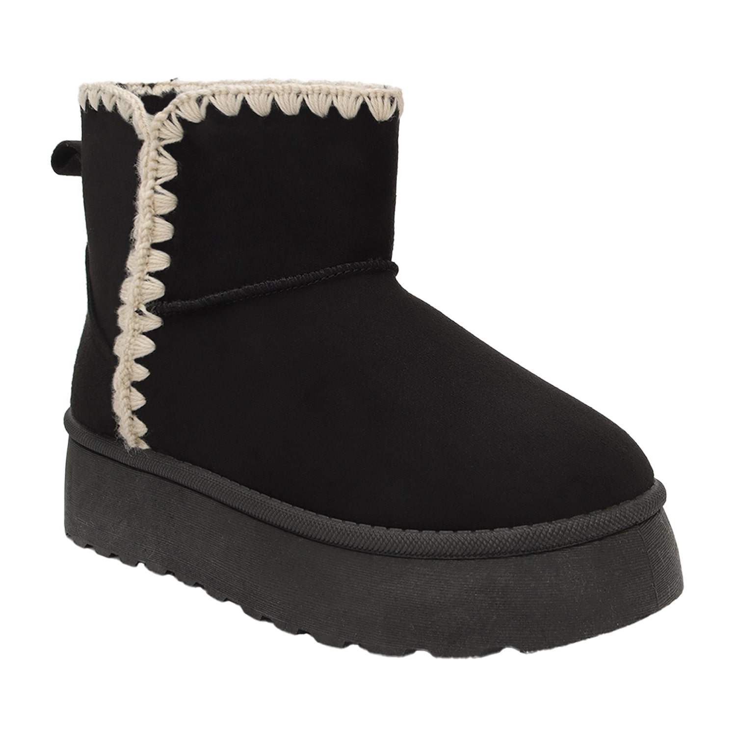 Yoki Womens Owen-72 Flat Heel Booties