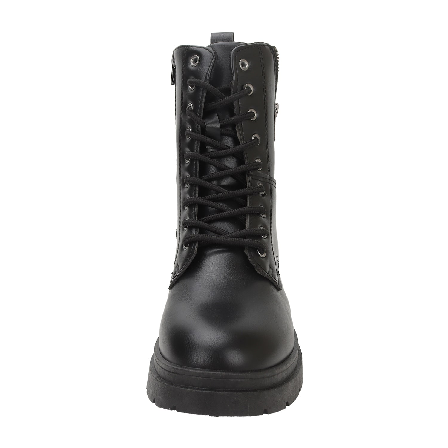 Yoki Womens Trenton-05 Flat Heel Combat Boots