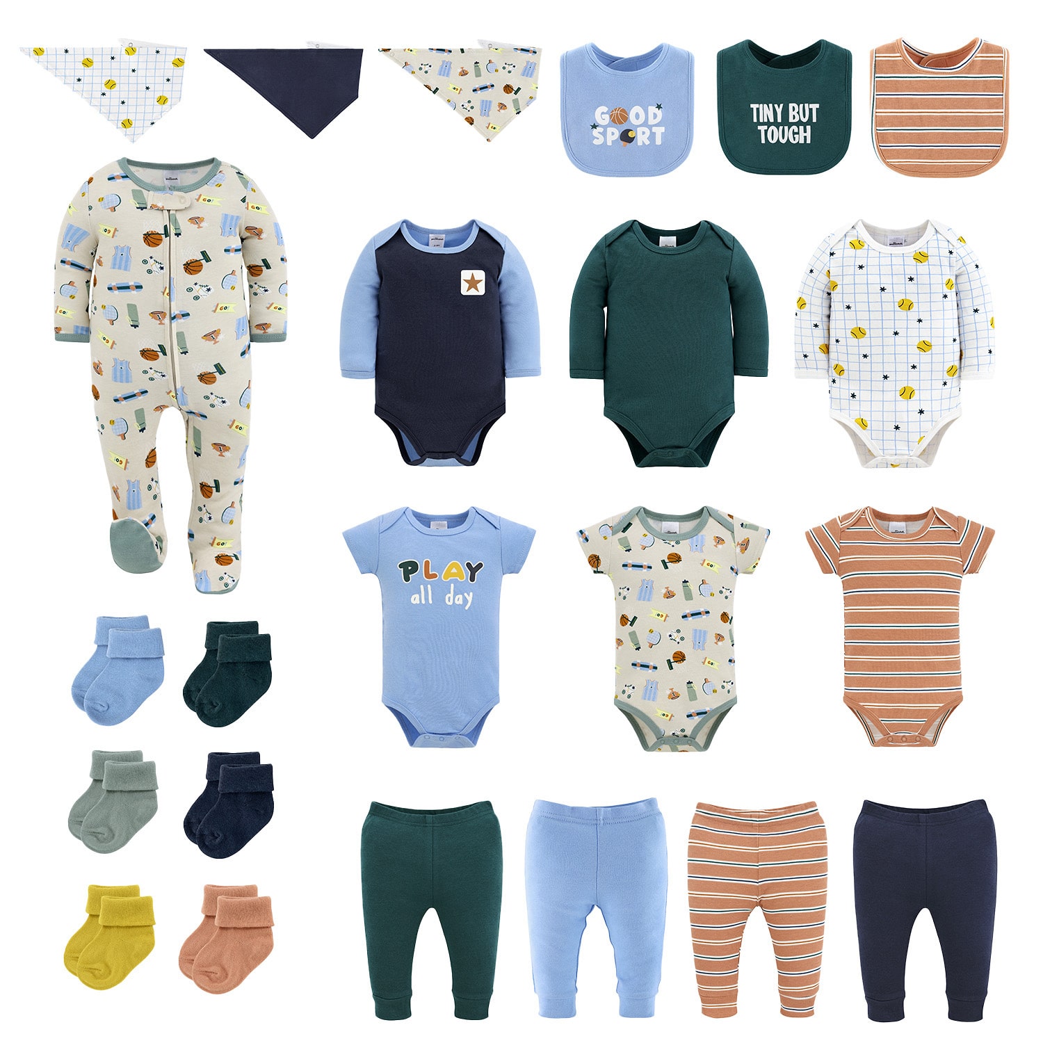 The Peanutshell Boys 23-pc. Baby Clothing Set