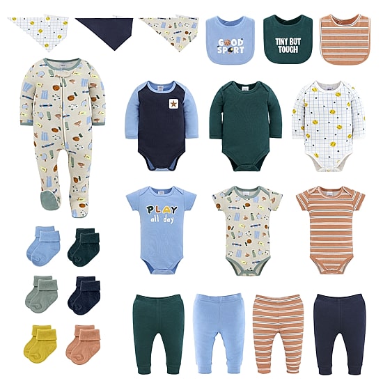 The Peanutshell Boys 23-pc. Baby Clothing Set