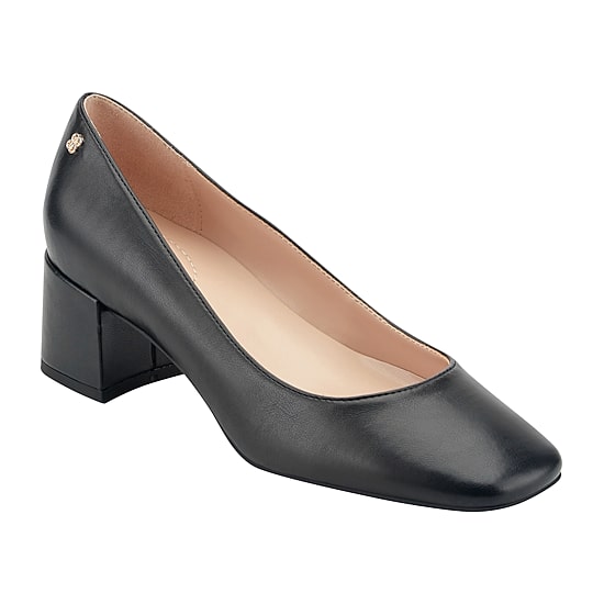 BANDOLINO Caser Womens Square Closed Toe Block Heel Pumps