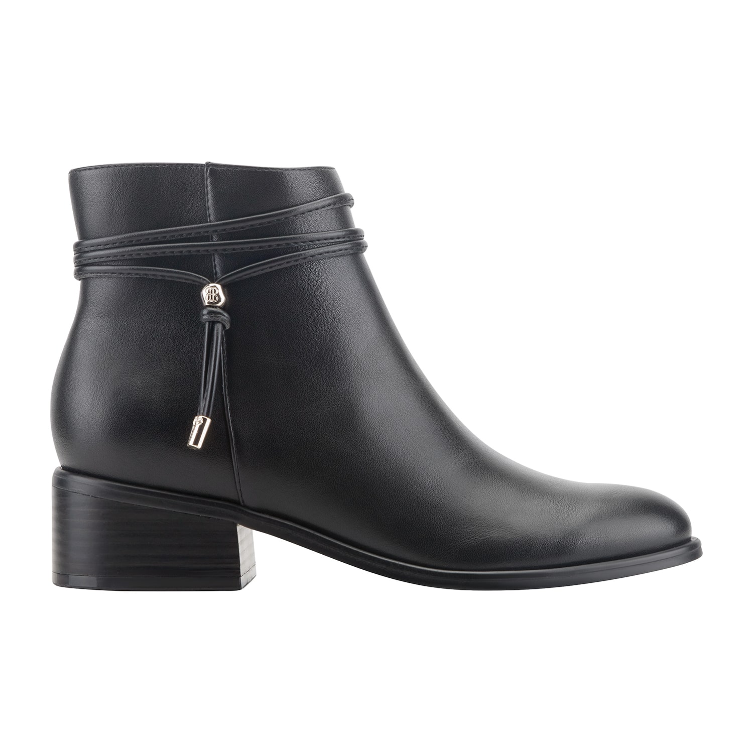 BANDOLINO Womens Dottie Stacked Heel Booties