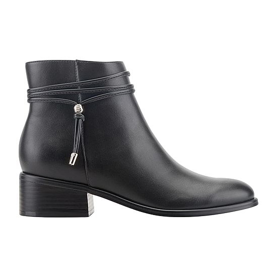 BANDOLINO Womens Dottie Stacked Heel Booties