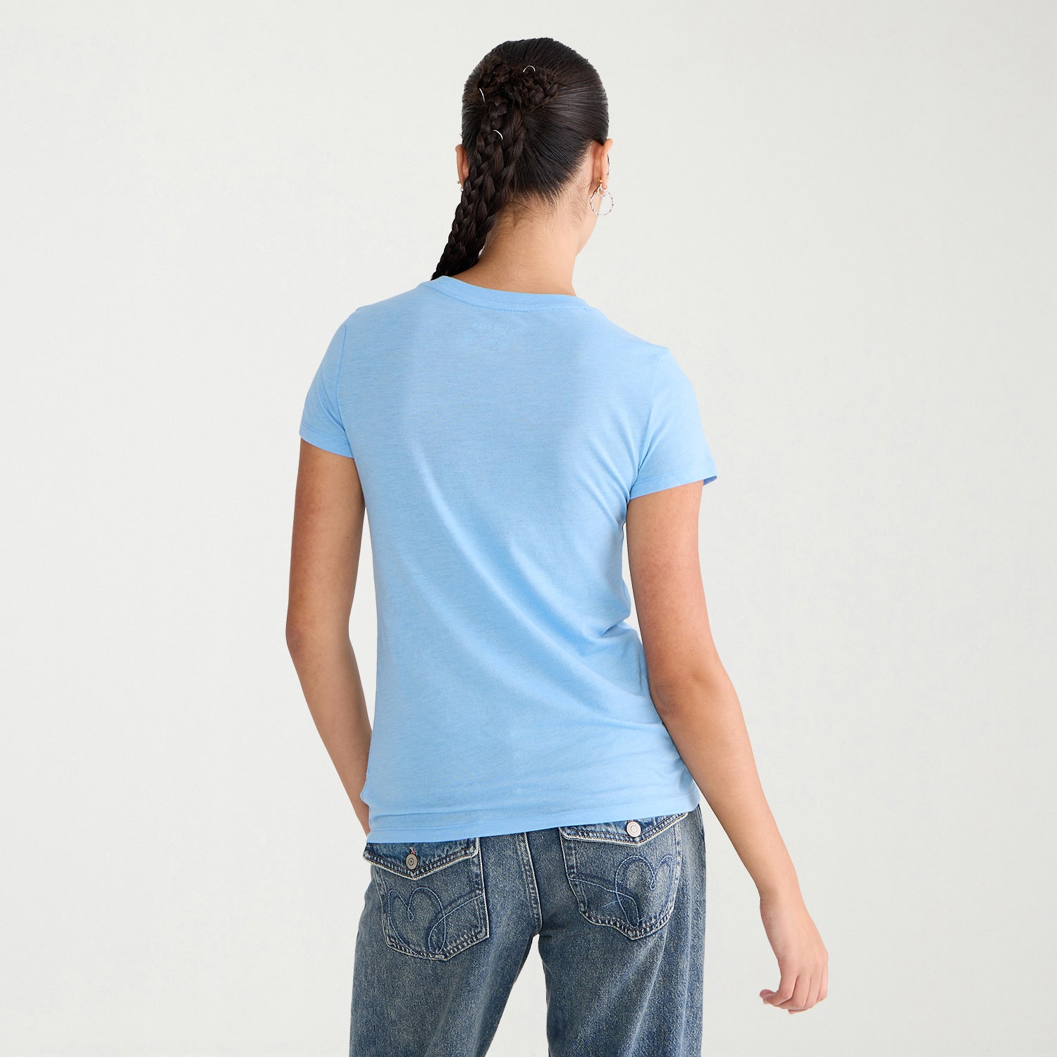 AEROPOSTALE Womens Crew Neck Short Sleeve Classic Fit Graphic T-Shirt
