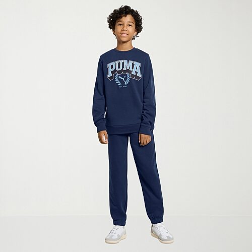 Puma Big Kid Boys Fleece 2-pc. Pant Set In Blue